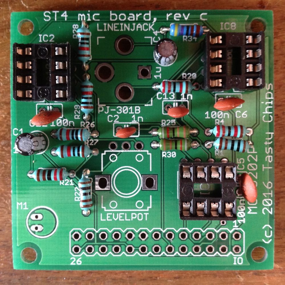 ST4 DIY – Mic board – Tasty Chips Electronics
