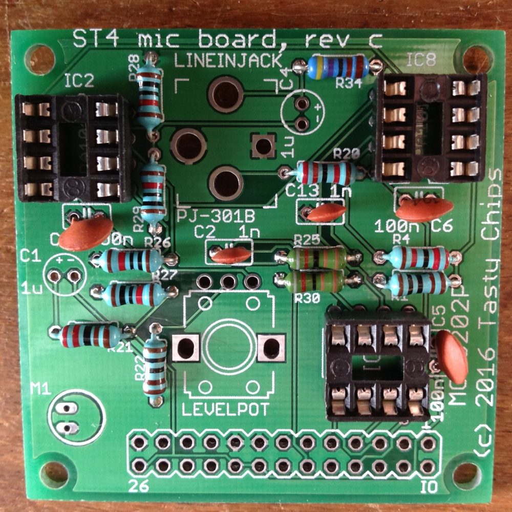 ST4 DIY – Mic board – Tasty Chips Electronics